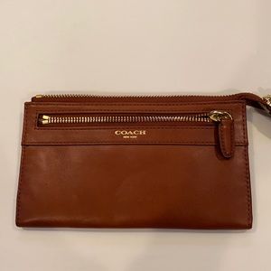 Coach Leather Wristlet Wallet